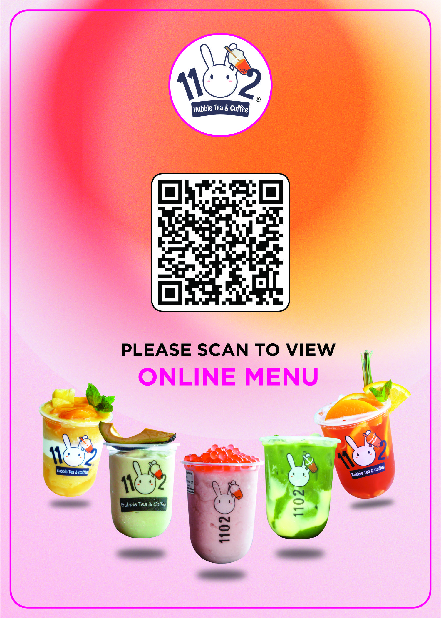 Fort Worth menu QR code
